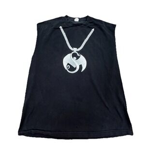 Vintage Tech N9ne Shirt Men XL Black Tee Tank Top Band Tour Strange Music Rap *